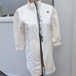 Nike Women's White Long Track Jacket